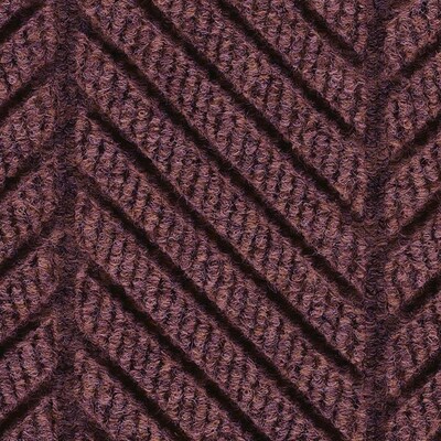 M + A Matting WaterHog Max Herringbone Classic Commercial Wiper/Scraper Entrance Floor Mat, 4 x 6,