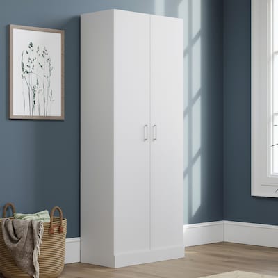 Sauder Select 60H Storage Cabinet with 3 Shelves, White (433286)