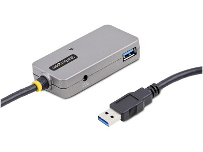 StarTech 4-Port USB 3.0 Extender Hub, Silver/Black (U01043-USB-EXTENDER)