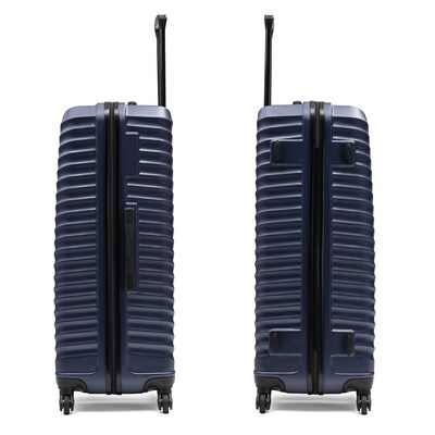 DUKAP Adly 4-Piece Hardside Spinner Luggage Set, TSA Checkpoint Friendly, Blue (DKADLSMLXL-BLU)