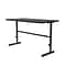 Correll 30W Rectangular Adjstable Standing Desk, Black Granite (CST3060TF-07)