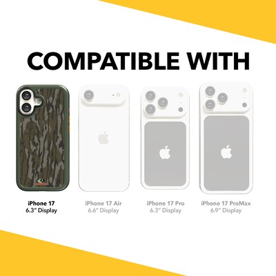cellhelmet Fortitude MagSafe Case for Apple iPhone 17, Mossy Oak Bottomlands (CF-121-MO)