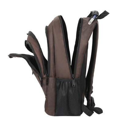 DUKAP EMINENT Laptop Compatible Backpack, Large, Brown (BDK-EMI-BRO)