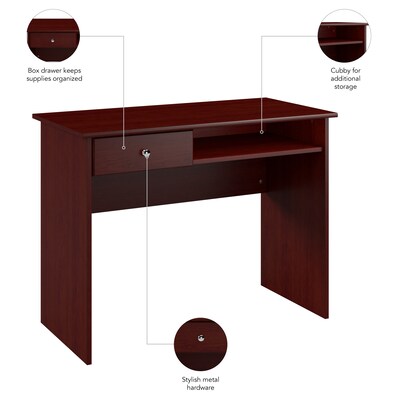 Bush Furniture Cabot 40"W Writing Desk, Harvest Cherry (WC31440)