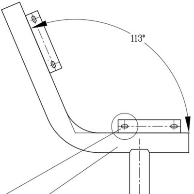 Global Industrial 6' Outdoor Steel Picnic Bench w/ Backrest, Perforated Metal, Green (694557GN)