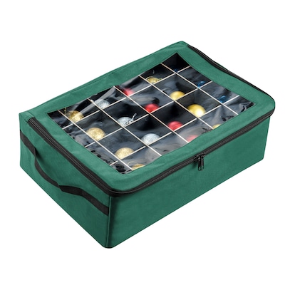 Tiny Tim Totes Ornament Storage Box, Green (83-DT5575)