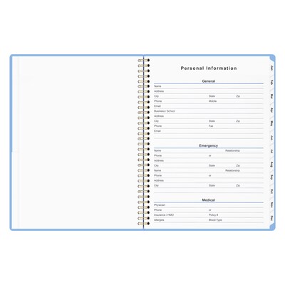 2027 Staples 8" x 11" Weekly & Monthly Planner, Eternal Blue (ST63609-27)