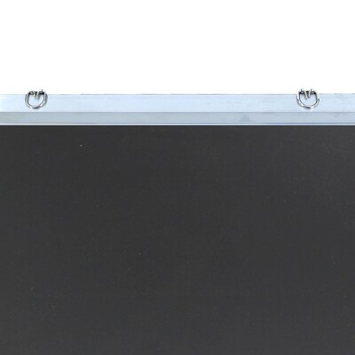 Flipside Black Chalkboard, Aluminum Frame, 24" x 36" (FLP33210)