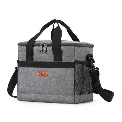 Dukap ICY Insulated Polyester Cooler, Gray (CDKICY09GRE)