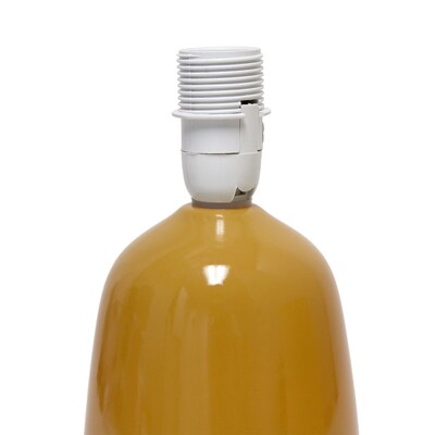 Simple Designs Table Lamp, Mustard Yellow (LT1134-MST)