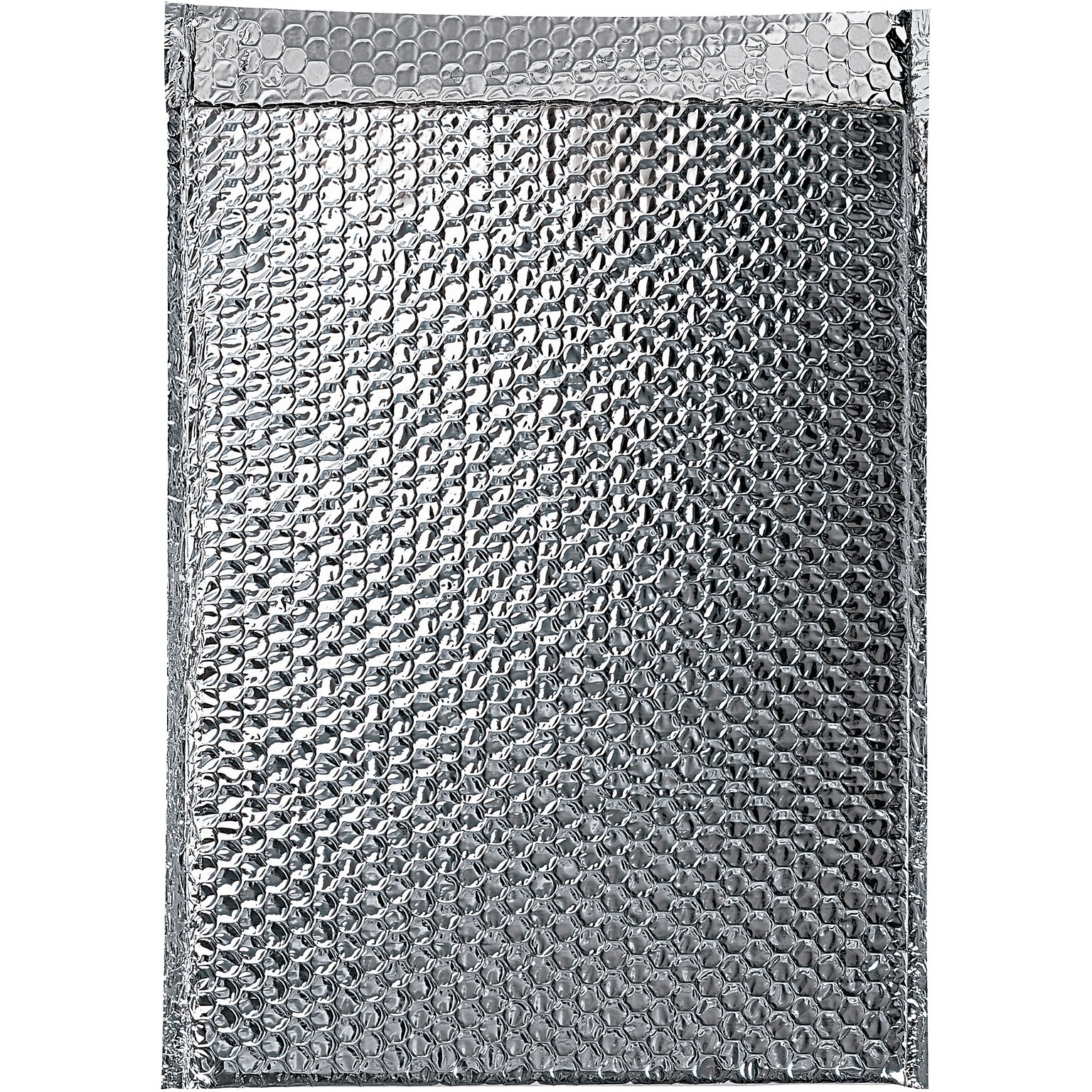 12 x 17 Self-Sealing Bubble Mailer, Metallic Silver, 50/Carton (INM1217)
