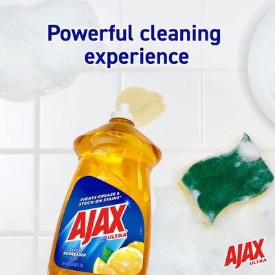 Ajax Ultra Super Degreaser Dish Soap, Lemon Scent, 52 fl. oz. (149861)