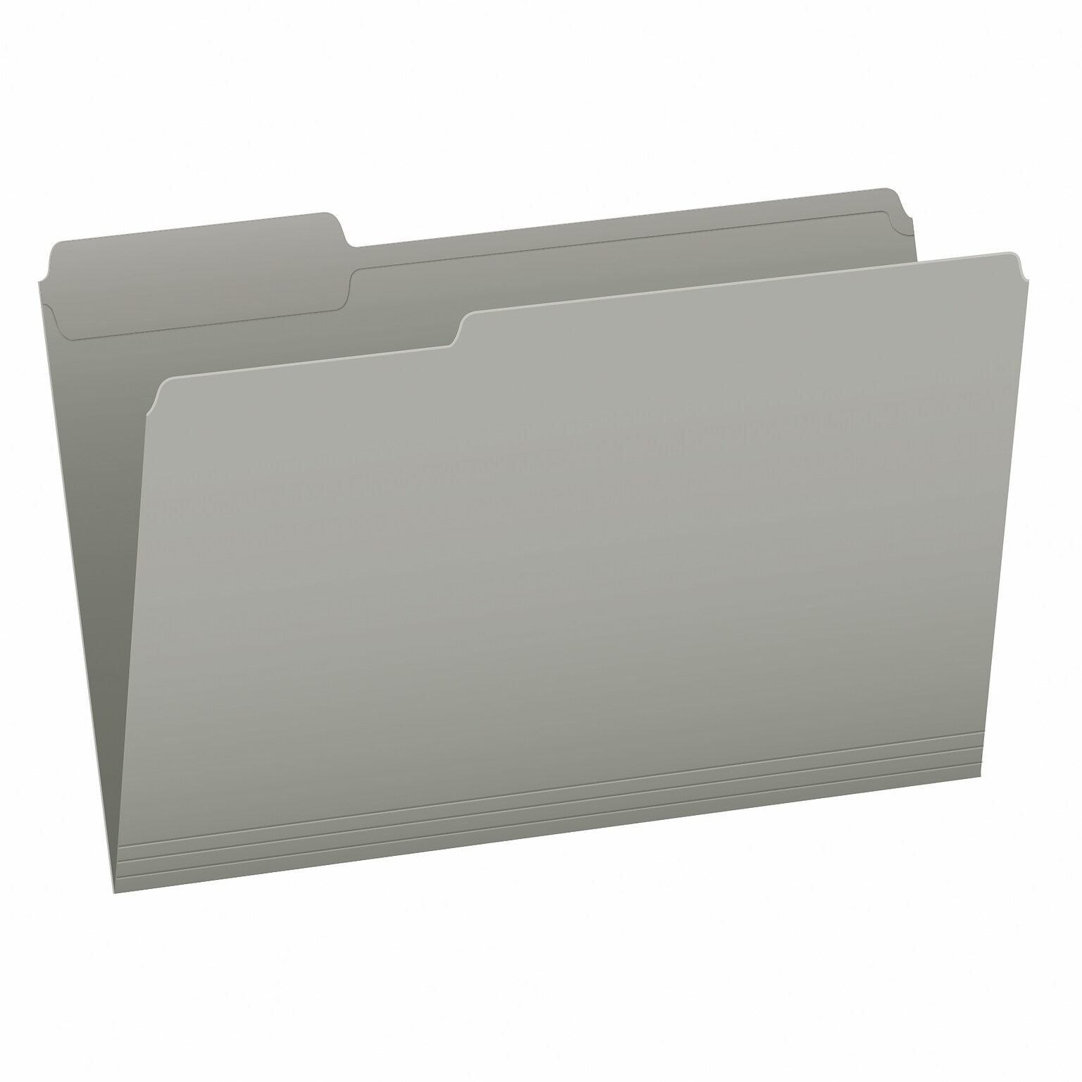 Pendaflex Heavy Duty File Folder, 1/3-Cut Tab, Assorted, Legal Size, Gray, 100/Box (1007032)