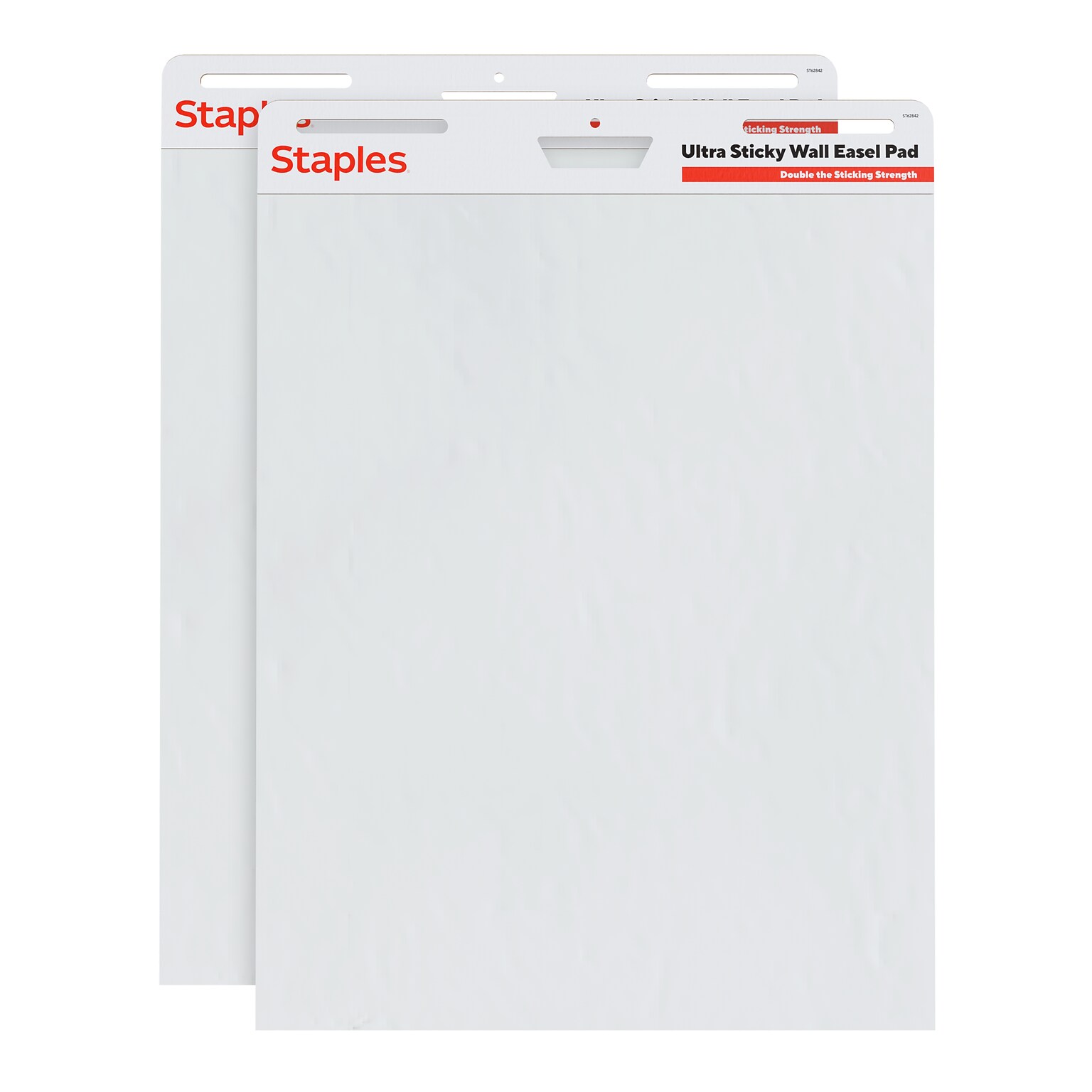 Staples Ultra Sticky Wall Easel Pad, 25 x 30, 30 Sheets/Pad, 2 Pads/Pack (ST62841)