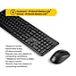 NXT Technologies™ Wireless Keyboard and Optical Mouse Combo, Black (NX60882)