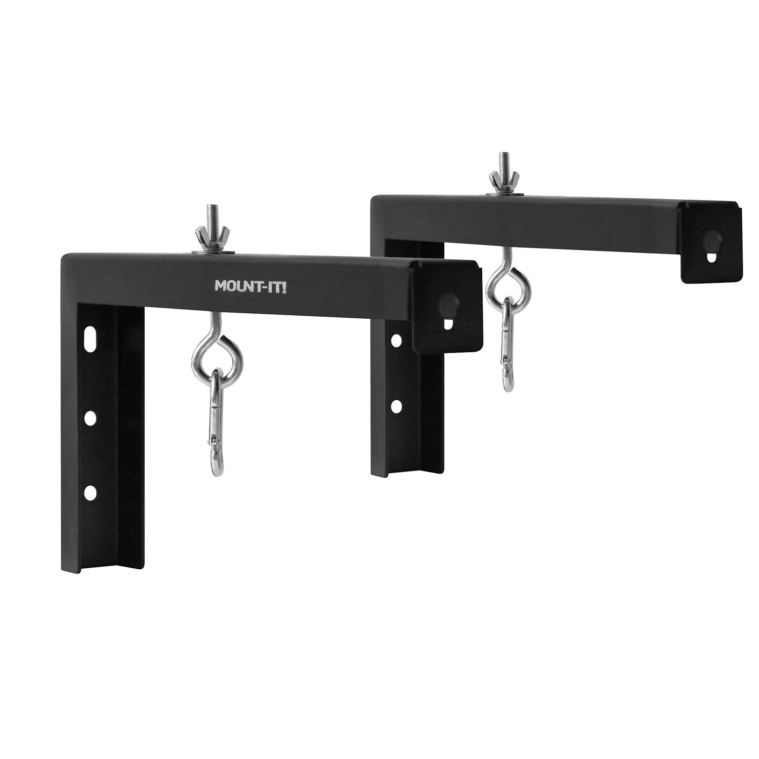 Mount-It! 12 Universal Projector Screen Mount Universal Projector Wall/Ceiling Mount, 2/Pack, Black (MI-631BLK)