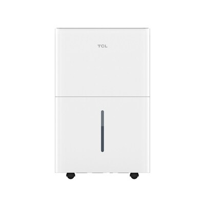 TCL 50-Pint Portable Dehumidifier, 3-Speed, Covers up to 4500 sq. ft., White (T50DC9R)