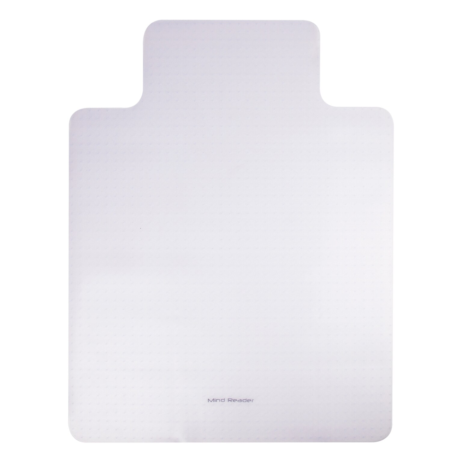 Mind Reader Carpet Chair Mat with Lip, 36 x 48, Low-Pile, Clear (OFFCMAT-CLR)