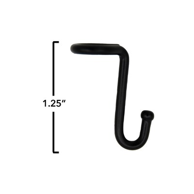Nahanco Hanger Connectors, Black, 50/Box (HCMBL)