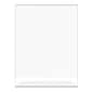 Deflecto Classic Image Slanted Sign Holder, 8.5" x 11", Clear Plastic (69701)