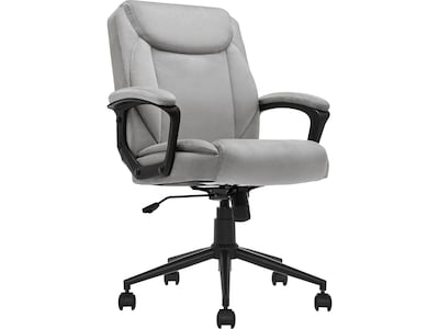 Click365 Transform 1.0 Ergonomic Fabric Swivel Desk Chair, Gray (CCHR10001C)