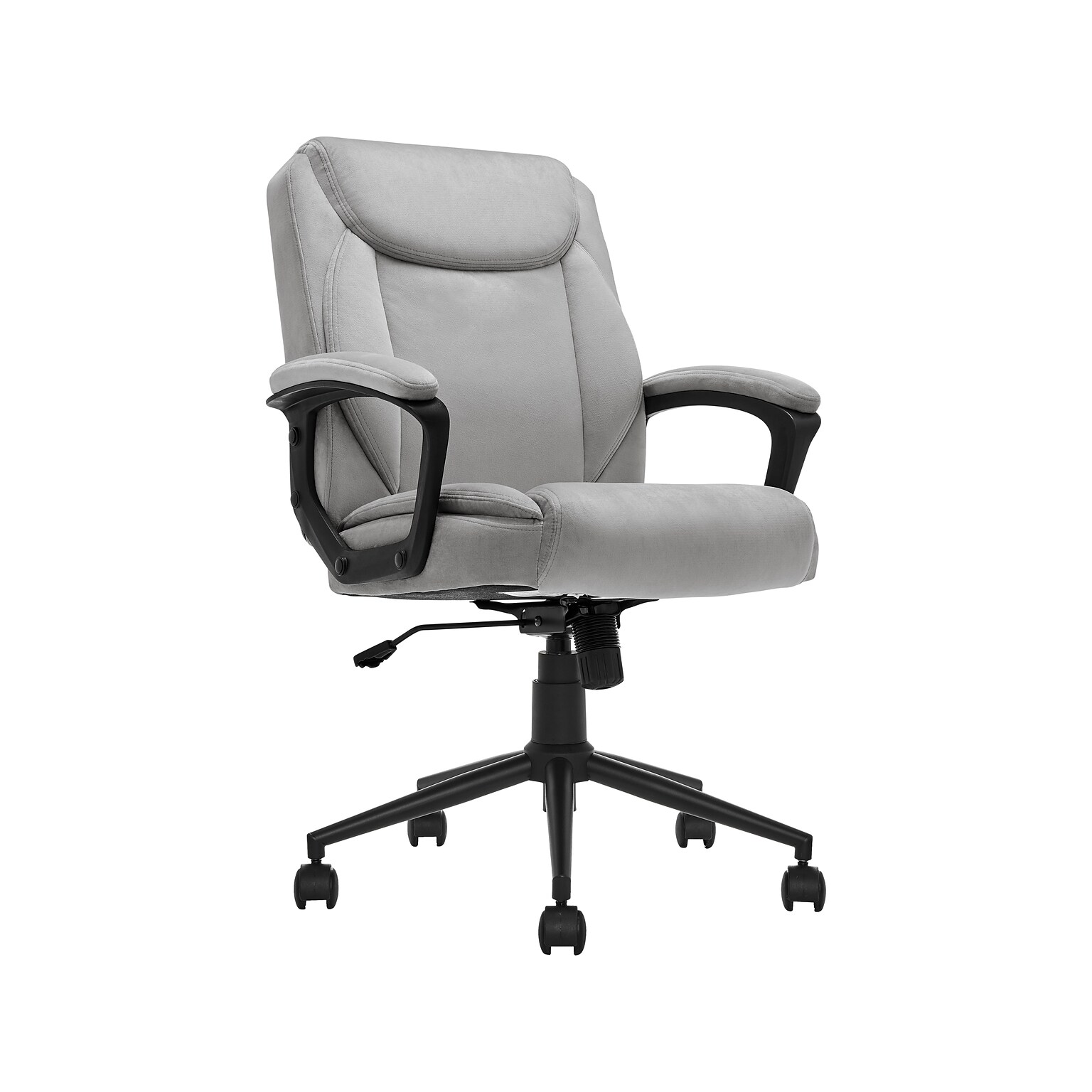 Click365 Transform 1.0 Ergonomic Fabric Swivel Desk Chair, Gray (CCHR10001C)
