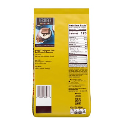 Hersheys Miniatures Assorted Chocolate Candy Party Pack, 30 oz. (246-00402)