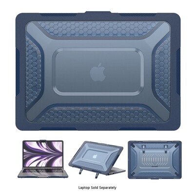 SaharaCase Raider Ultra-Duty Series Laptop Case with Stand for MacBook Pro 16-Inch (2021–2025, M1–M5), Midnight Blue (LT00065)