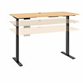 Bush Business Furniture Move 60 Series 27-47 Adjustable Standing Desk, Natural Maple (M6S6030ACBK)