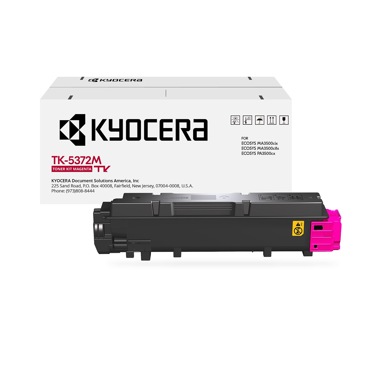 Kyocera TK-5372M Magenta Standard Yield Toner Cartridge (1T02YJBUS0)