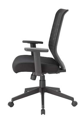 Boss Office Products Ergonomic Mesh Swivel Task Chair, Black (B6566-BK)