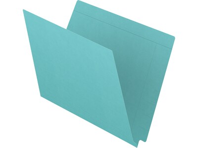 Medical Arts Press Kardex Match Reinforced End Tab File Folder, Straight Cut, Letter Size, Light Blue, 100/Box (S-09482-LBL)