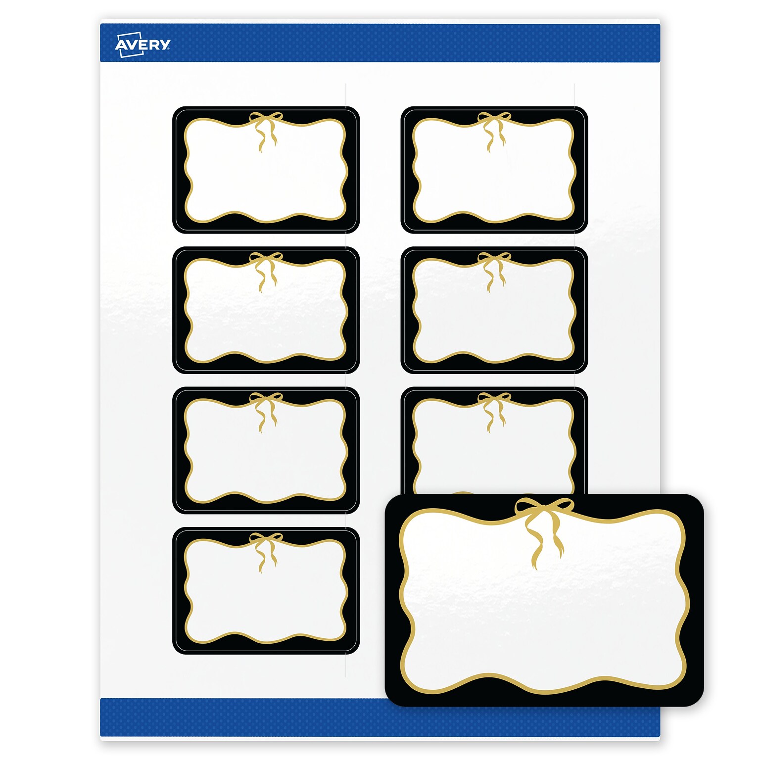 Avery Rectangle Laser/Inkjet Multipurpose Labels, 2 x 3, White, 80/Pack (19479370859)