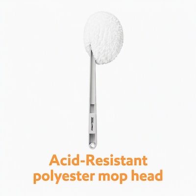 Coastwide Professional 12" Toilet Bowl Mop Brush, Gray