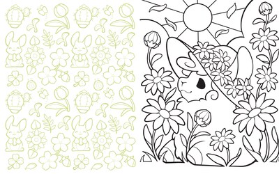 Quarto Cute Chibi Creature Coloring Book, 128 Pages (9781631069390)