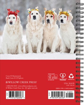 2027 Willow Creek What Goldens Teach Us 6.5 x 8.5 Weekly & Monthly Desk Calendar (64467)