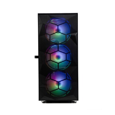 Skytech Gaming Storm Desktop Computer, AMD Ryzen 5 5600G, 16GB RAM, 1TB SSD, Intel Arc A380 6GB Graphics, Windows 11, Black