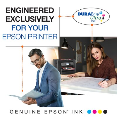 Epson T124 Magenta Standard Yield Ink Cartridge, Prints Up to 220 Pages (T124320-S)