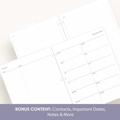 2027 Blue Sky Sincerely Jules 8.5" x 11" Monthly Planner, Peach (164239)