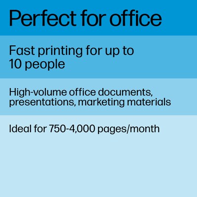 HP LaserJet Pro 4001 LJP 4001dn Black & White Laser Printer, Single-Function, Print, Best for Office (2Z600F)