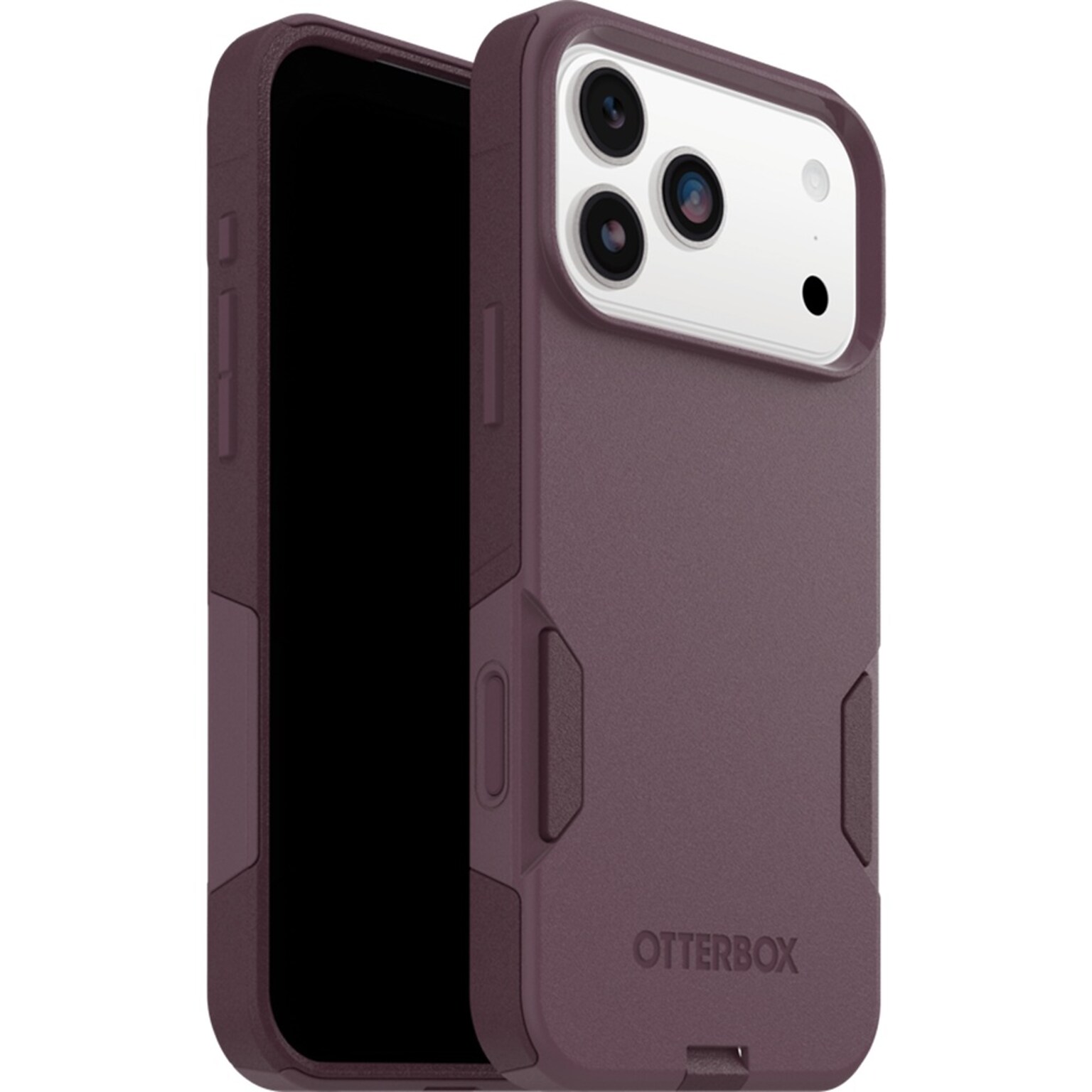 OtterBox Commuter Series MagSafe Phone Case for iPhone 17 Pro Max, Shock Absorbing, Purple Mystery (77-98344)