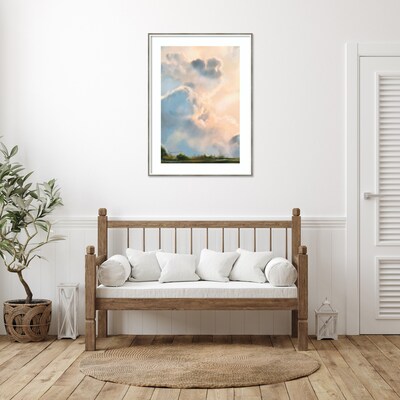 Amanti Art Cloud I by Mary Sparrow Wood Framed Wall Art Print, 30 x 41 (A42677449999)