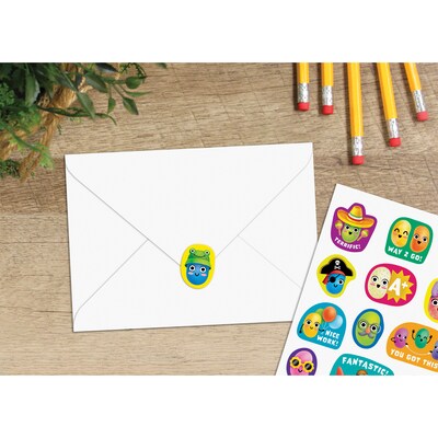 Teacher Created Resources Jelly Bean Smelly Stickers, Multicolored, 120/Pack, 6/Packs/Bundle (TCR9441-6)