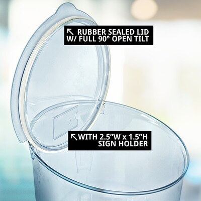 Azar PET Containers, Clear (400422)