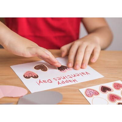 Teacher Created Resources Frosted Heart Cookies Stickers, 72/Pack, 12 Packs/Bundle (TCR6948-12)