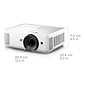 ViewSonic 4500 Lumens XGA High Brightness Projector with Dual HDMI, USB, VGA, RS232, White (PA700X)