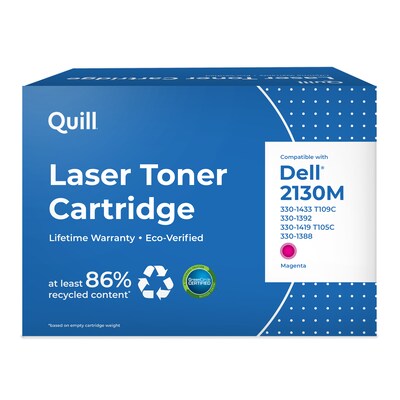 Quill Brand Laser Toner for Dell™ 2130CN and 2135CN High Yield Magenta (100% Satisfaction Guaranteed)