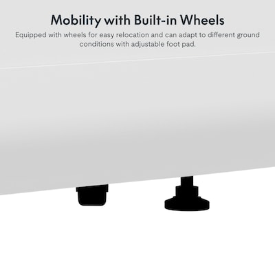 FlexiSpot NeoPod Modular Series Sound Absorbing Privacy Booth, White (P1F-3W)