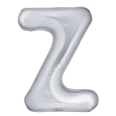 Party City (Air-Filled) 16 Z Foil Balloon, Silver, 2/Pack (AM60050286-18)