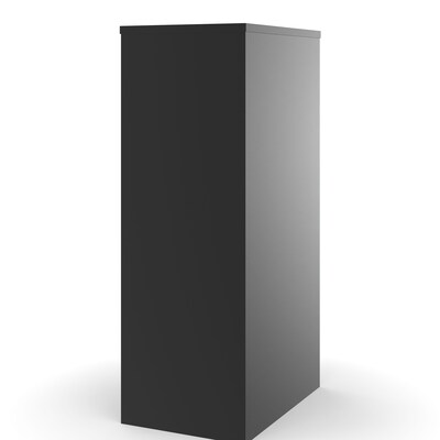 Quill Brand® Commercial 4 File Drawer Vertical File Cabinet, Locking, Black, Legal, 26.5"D (13450D)